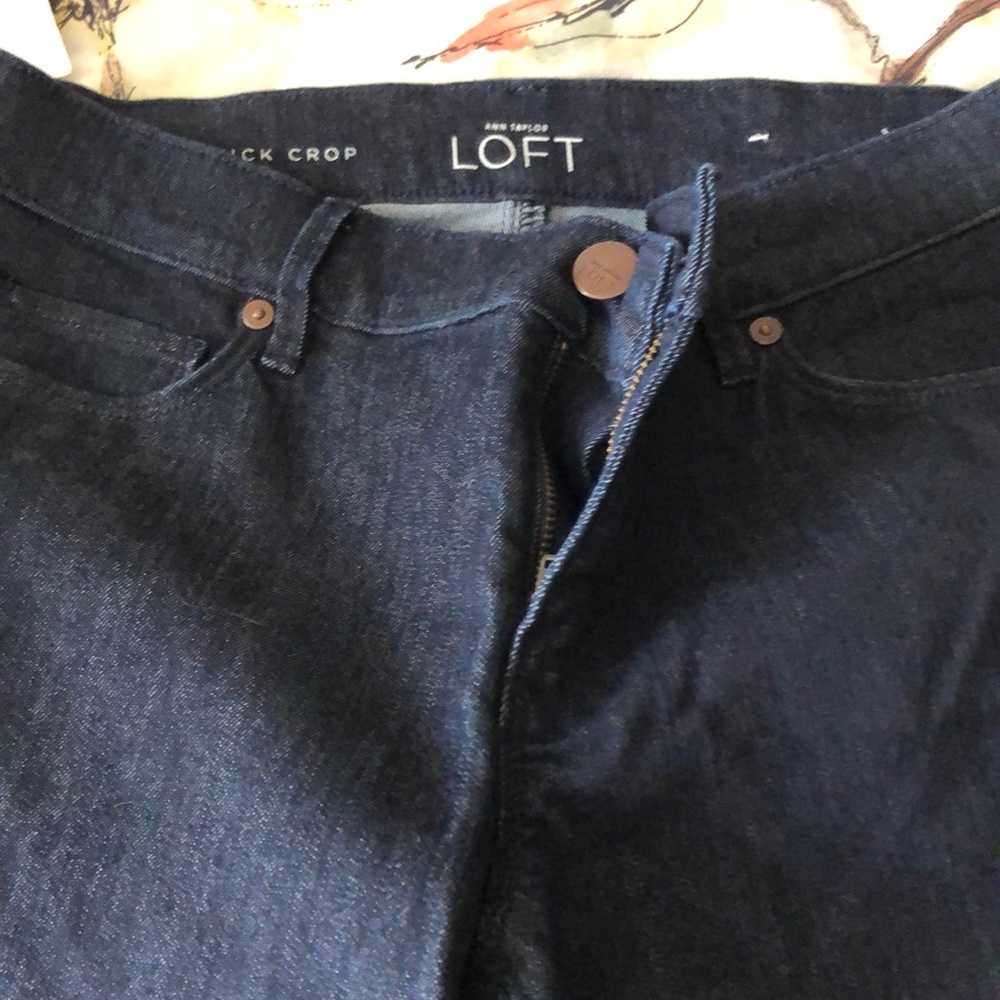 Loft Kick crop jeans brand new!!